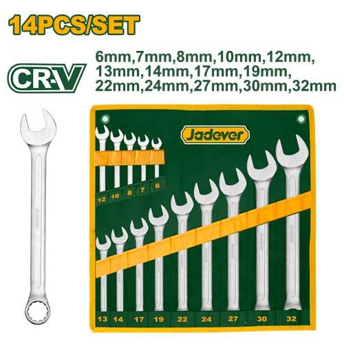 Jeu de 14 clés mixtes