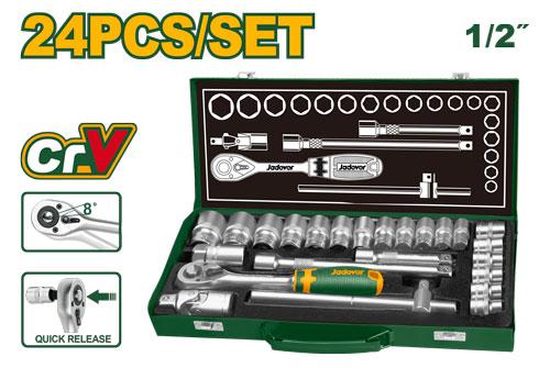 Jeu de 24 douilles 1/2"