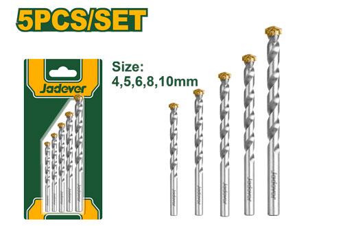 Jeu de forets béton x 5pcs