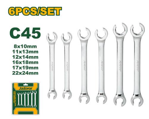 Ensemble Clés À Anneaux Pour Écrous Évasés De 6 Pièces