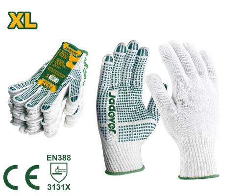 Gants tricotés et points PVC