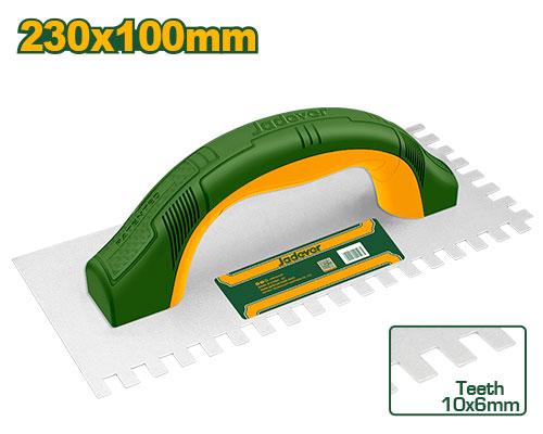 Truelle plâtrage avec dents