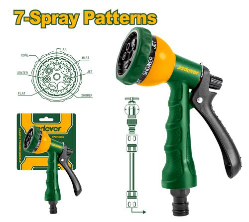 Pistolet d'arrosage en plastique 